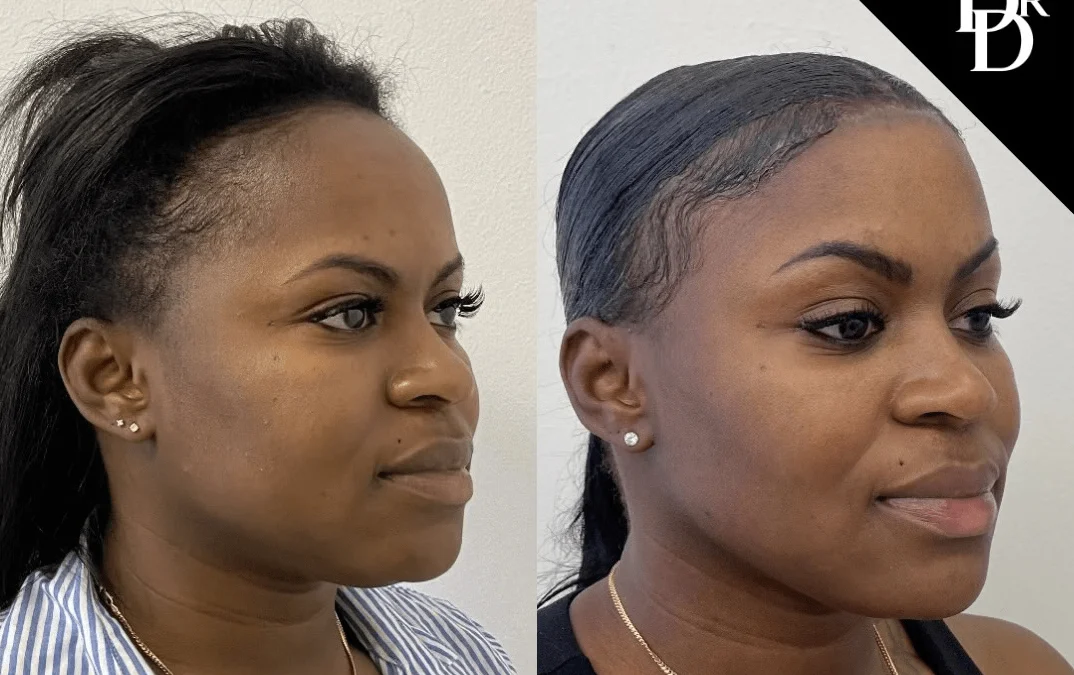 Hairline Lowering Surgery Before And After Photos By Dr. Demetri Arnaoutakis In Tampa, Fl