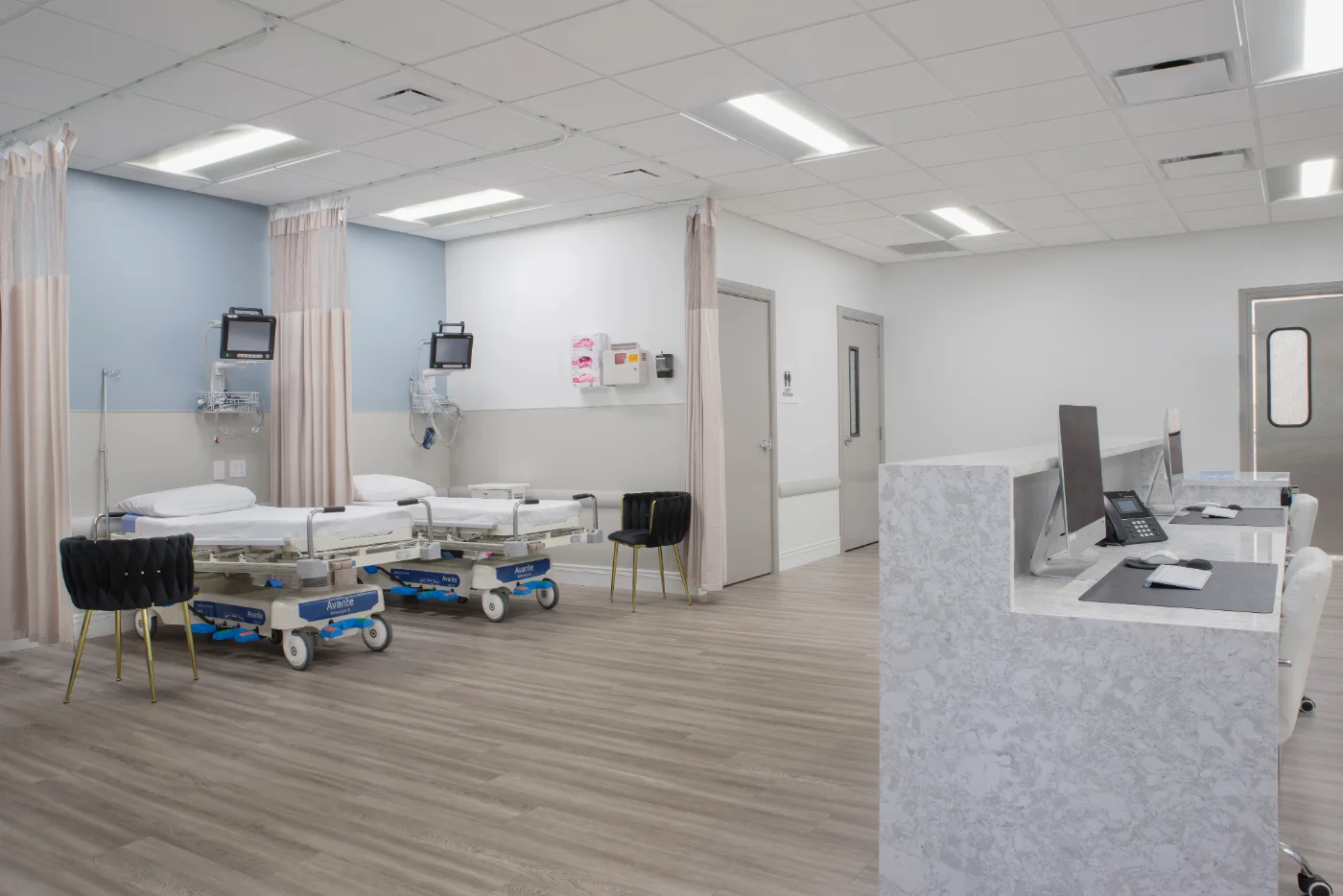Patient Room With Two Beds