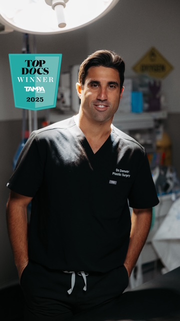 Dr. Demetri Has Once Again Been Voted The Top Facial Plastic Surgeon By Tampa Magazine